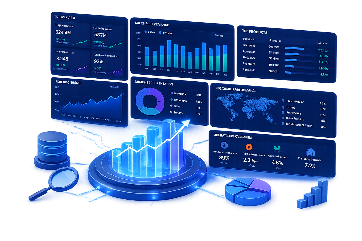 Data Analytics Dashboard Mockup